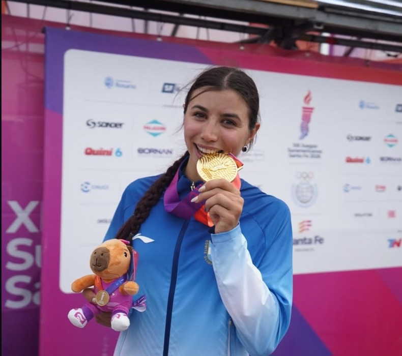 Julieta Benedetti, otra de las mendocinas que sumó dos medallas en los Juegos Suramericanos 2026. Julieta Benedetti, otra de las mendocinas que sumó dos medallas en los Juegos Suramericanos 2026.