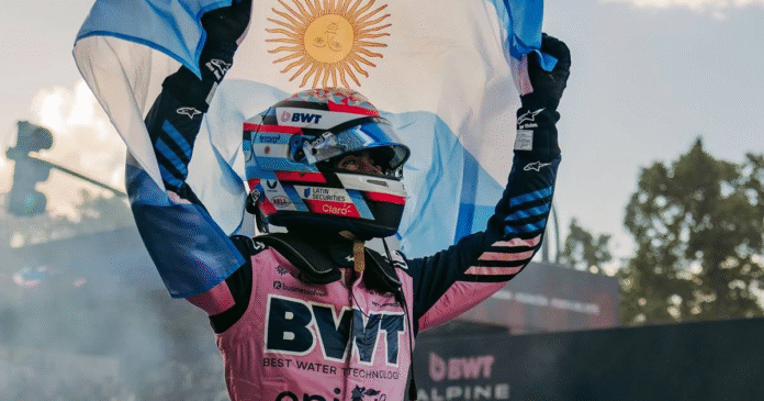 Franco Colapinto se ilusiona con el regreso de la Fórmula 1 a Argentina