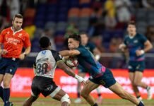 Los Pumas Seven se recuperaron del golpazo con Sudáfrica y se metieron en semifinales