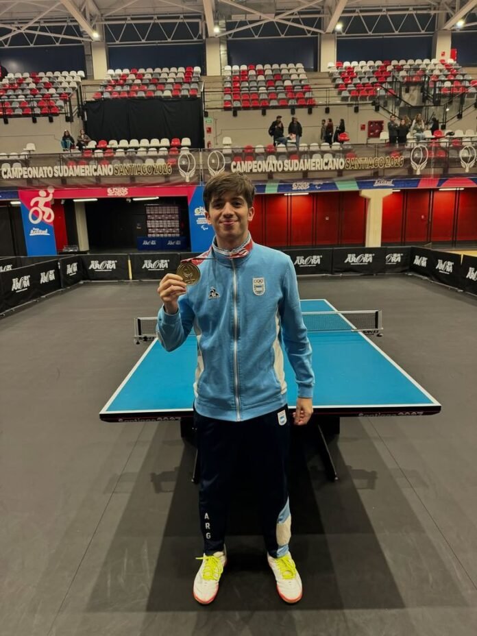 Juegos Suramericanos 2026: Santiago Lorenzo ganó el oro en dobles y Mendoza ya suma 12 medallas
