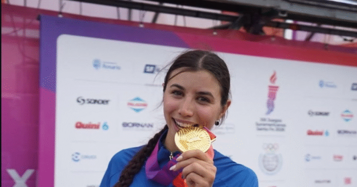 La mendocina Julieta Benedetti ganó el oro en ciclismo de ruta en los Juegos Suramericanos