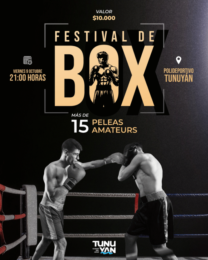 Tunuyán tendrá una gran velada de boxeo amateur con más de 15 combates y un título provincial en juego